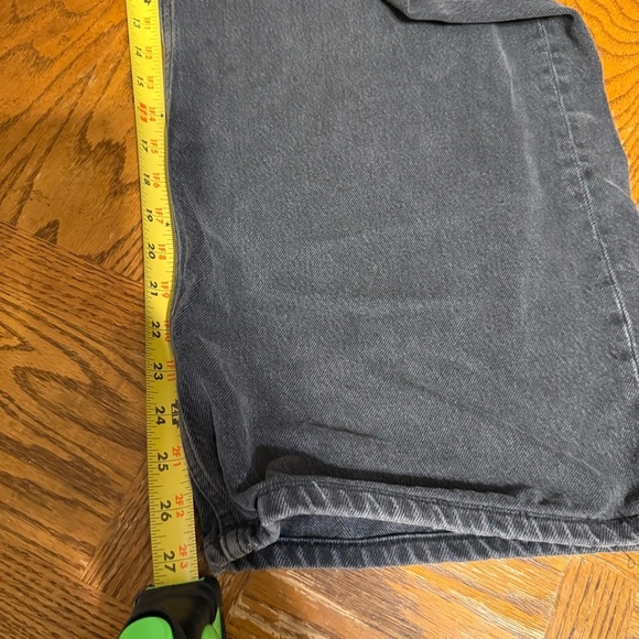 Reformation Cary High Rise Slouchy Wide Leg Jeans in Mineral Wash Black Sz 31 - Picture 14 of 14